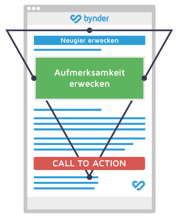 Aufmerksamkeit erwecken Aufmerksamkeit erwecken