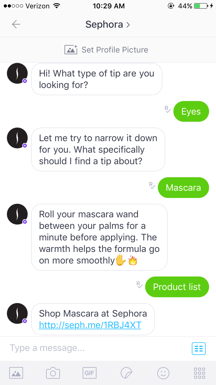Sephora Chatbot