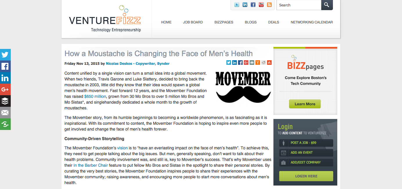 Movember Blog Post Movember Blog Post